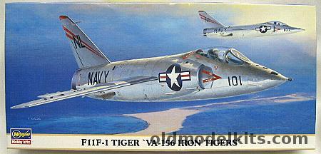 Hasegawa 1/72 Grumman F11F-1 Tiger Short Nose - (F11F1)Special Edition VA-156, 00357 plastic model kit
